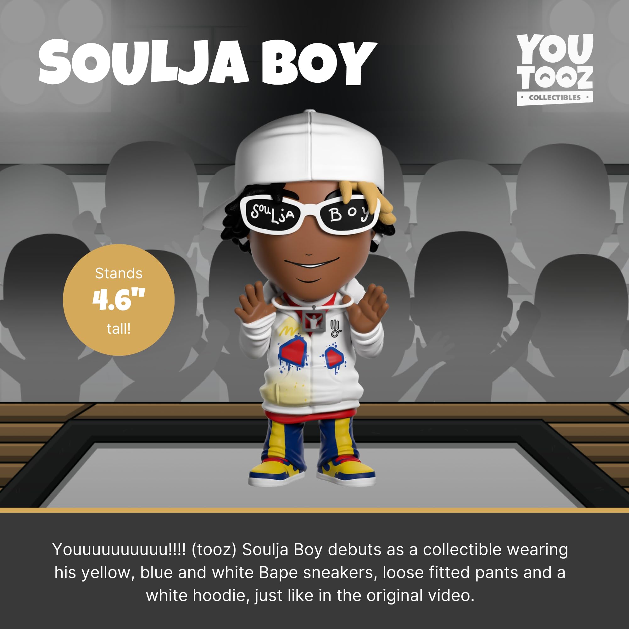 Soulja Boy Vinyl Figure - Youtooz Music Collection - 4.6